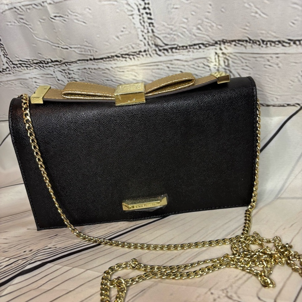ANNE KLEIN Time To Indulge Clutch Convertible with Gold-Tone Bow